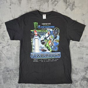 Monster Energy Supercross 2024 Championship Foxborough T-Shirt Size Large